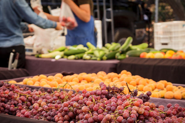 Variety of Produce at a Farmers Market