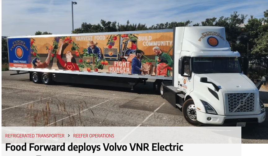 Food Forward semi truck